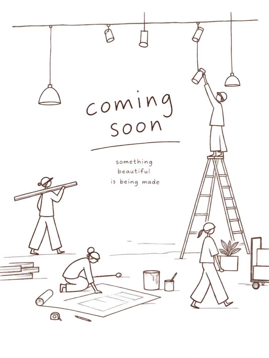 Coming soon — something beautiful is being made
